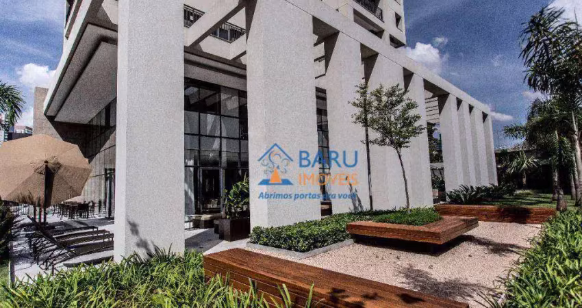 Studio com 1 dormitório para alugar, 63 m² por r$ 6.335/mês - brooklin - são paulo/sp