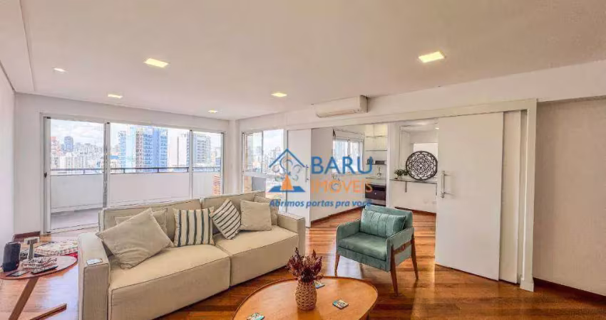 Apartamento com 3 dormitórios à venda, 118 m² por r$ 2.100.000 - pinheiros - são paulo/sp