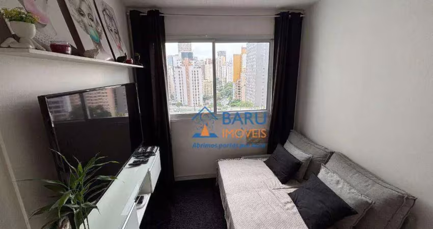 Apartamento com 2 dormitórios à venda, 35 m² por r$ 390.000,00 - bela vista - são paulo/sp