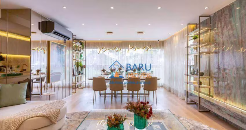 Apartamento com 3 dormitórios à venda, 300 m² por r$ 5.100.000,00 - brooklin - são paulo/sp