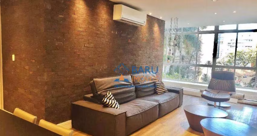 Apartamento para alugar, 134 m² por r$ 9.272,00/mês - higienópolis - são paulo/sp