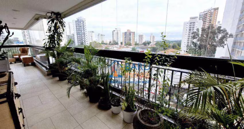 Apartamento com 4 dormitórios à venda, 250 m² por r$ 2.790.000 - campo belo - são paulo/sp