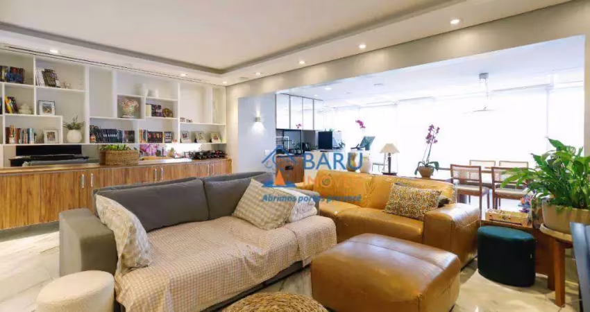 Apartamento garden com 4 dormitórios à venda, 171 m² por r$ 3.240.000 - barra funda - são paulo/sp