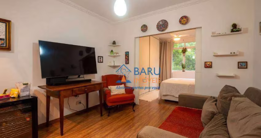 Apartamento com 1 dormitório, 36 m² - venda por r$ 342.000,00 ou aluguel por r$ 3.025,00 - santa cecília - são paulo/sp