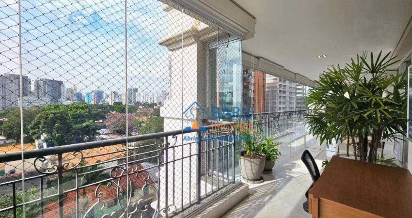Apartamento com 4 dormitórios à venda, 400 m² por r$ 10.800.000,00 - moema - são paulo/sp