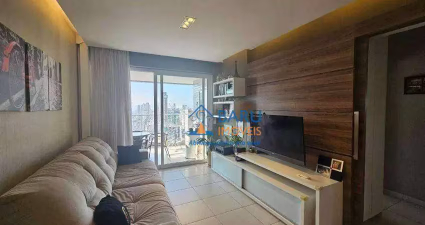 Apartamento com 2 dormitórios à venda, 82 m² por r$ 1.150.000,00 - gonzaga - santos/sp
