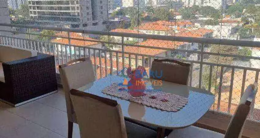 Apartamento com 3 dormitórios, 3 suítes, 3 vagas, para alugar, 156m² - brooklin - são paulo/sp