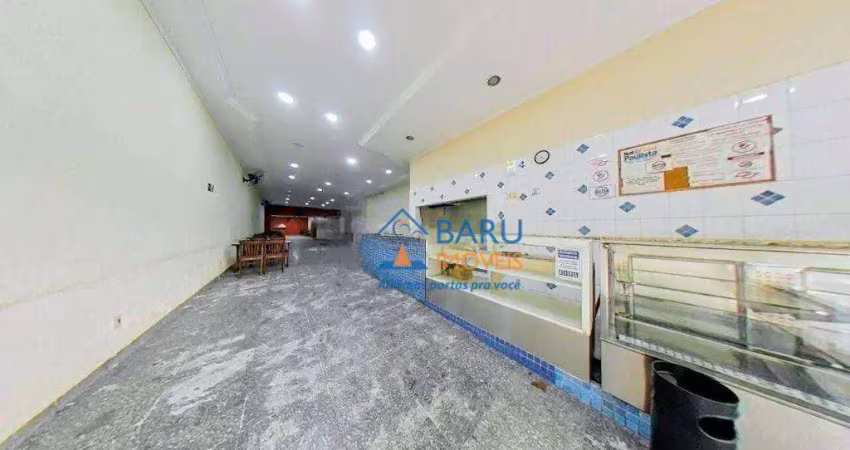 Loja com 274 m², salão amplo 2 ambientes, 4 banheiros e cozinha industrial, para alugar por r$ 17.533/total mensal - sé - são paulo/sp