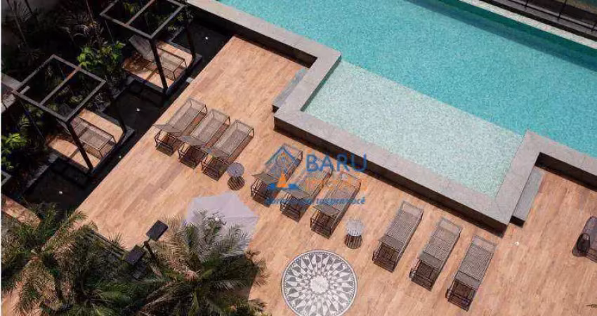 Apartamento com 1 dormitório, 41 m² - venda por r$ 850.000,00 ou aluguel por r$ 5.307,00/mês - perdizes - são paulo/sp