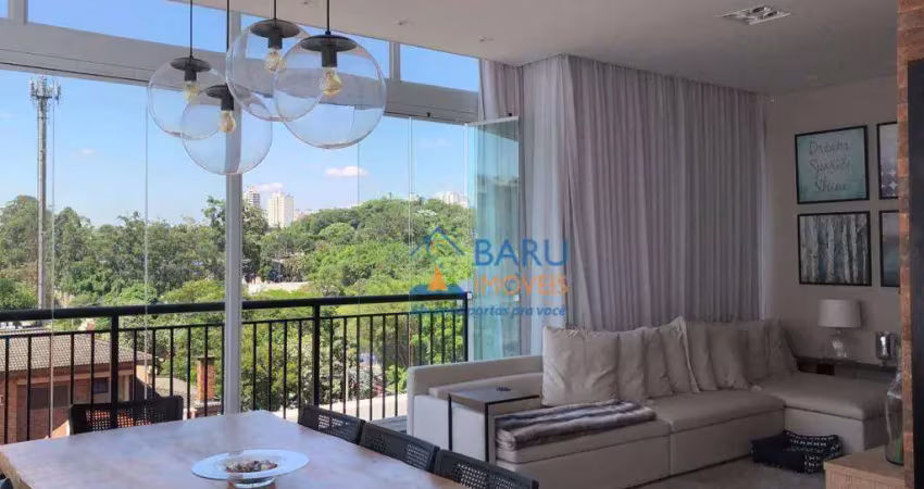 Cobertura duplex em condomínio moderno com lazer completo