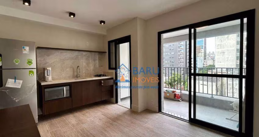Apartamento com 1 dormitório à venda, 40 m² por r$ 630.000,00 - vila buarque - são paulo/sp