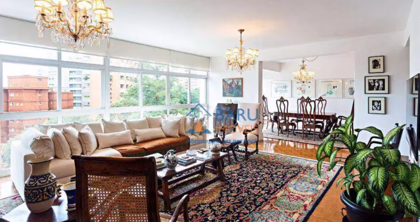 Apartamento com 3 dormitórios, 203 m² - venda por r$ 2.390.000 ou aluguel por r$ 14.975/mês - consolação - são paulo/sp