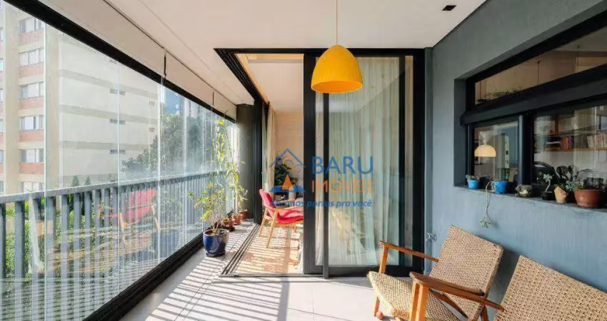 Apartamento com 2 dormitórios à venda, 101 m² por r$ 2.300.000 - vila madalena - são paulo/sp