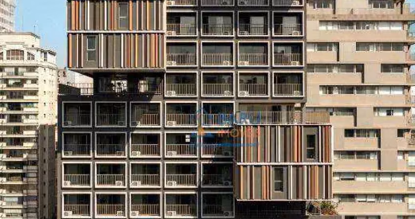 Studio com 1 dormitório à venda, 23 m² por r$ 620.000 - jardim américa - são paulo/sp