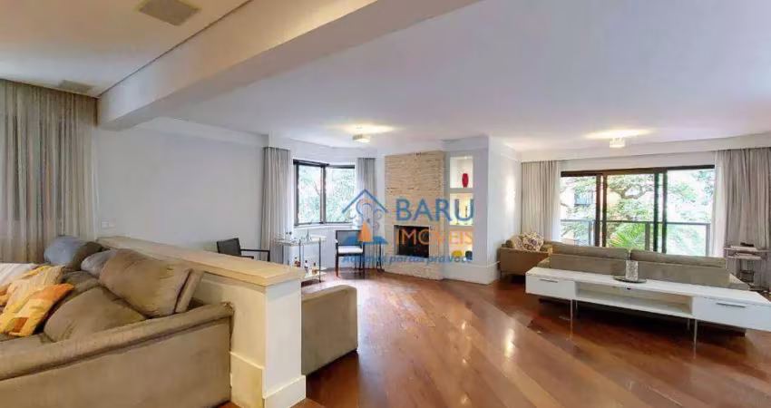 Apartamento com 4 dormitórios à venda, 250 m² por r$ 4.500.000,00 - itaim bibi - são paulo/sp