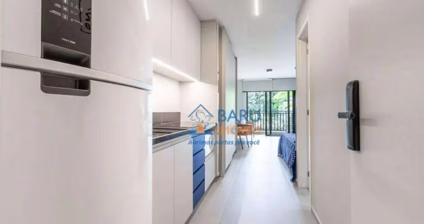 Flat com 1 dormitório, 33 m² - venda por r$ 930.000 ou aluguel por r$ 5.365/mês - higienópolis - são paulo/sp