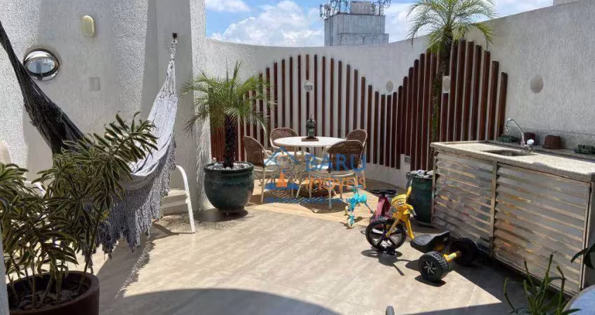 Apartamento triplex com 3 dormitórios à venda, 192 m² por r$ 2.500.000,00 - santa cecília - são paulo/sp