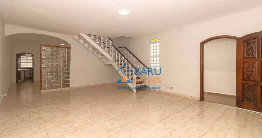 Sobrado com 190 m², 4 quartos (2 suítes) e 3 vagas, aluguel por r$3.879/total mensal, e venda por r$ 750.000 - chácara são joão - são paulo/sp