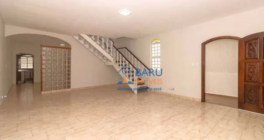 Sobrado com 190 m², 4 quartos (2 suítes) e 3 vagas, aluguel por r$3.879/total mensal, e venda por r$ 750.000 - chácara são joão - são paulo/sp