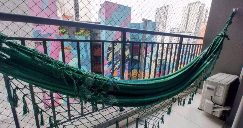 Apartamento com 1 dormitório à venda, 22 m² - santa cecília - são paulo/sp