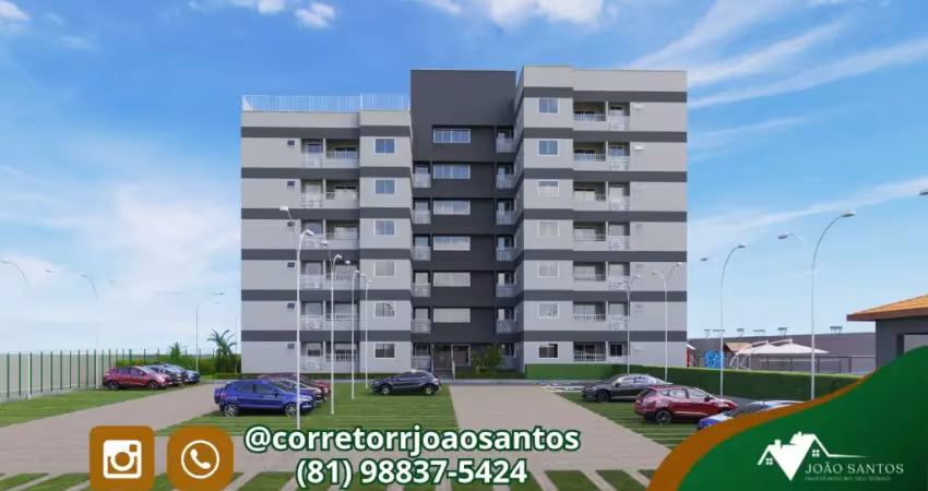 Apartamento com 2 quartos à venda na Rua Expedicionário Constantino Avelino de Sá, 290, Capibaribe, São Lourenço da Mata