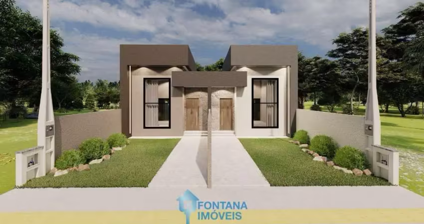 Casa com 3 dormitórios à venda, 70 m² por r$ 339.200,00 - são vicente - gravataí/rs