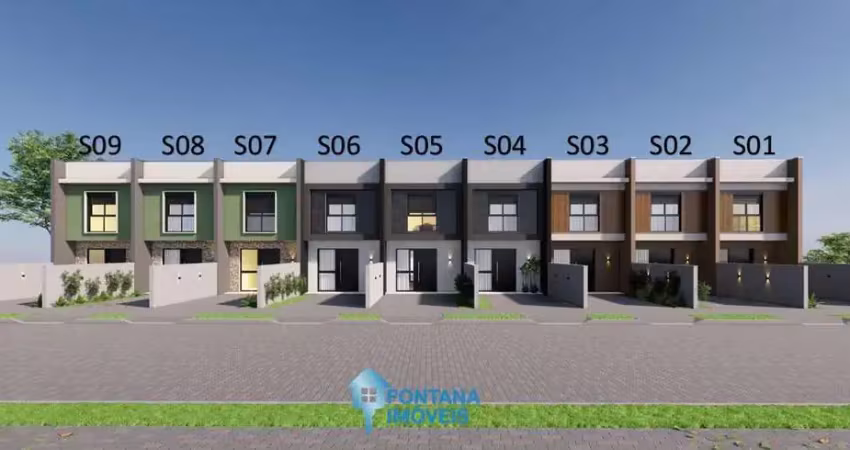 Casa com 2 dormitórios à venda, 63 m² por r$ 330.000,00 - reserva dom feliciano - gravataí/rs