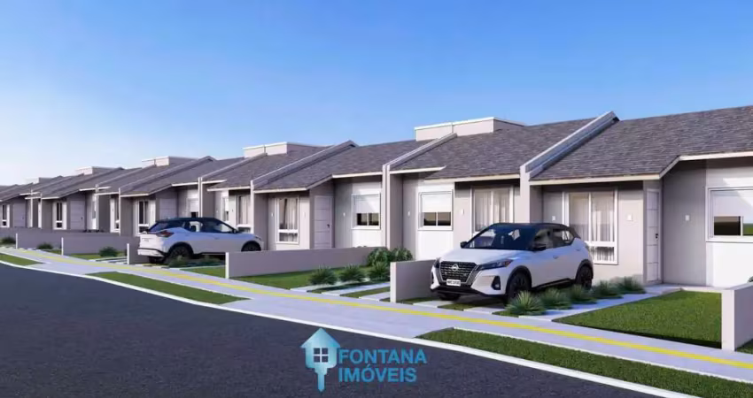 Casa com 2 dormitórios à venda, 48 m² por r$ 251.680,00 - parque dos anjos - gravataí/rs