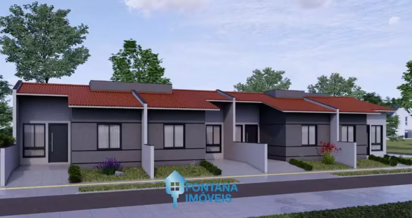 Casa com 2 dormitórios à venda, 52 m² por r$ 249.000,00 - jansen - gravataí/rs
