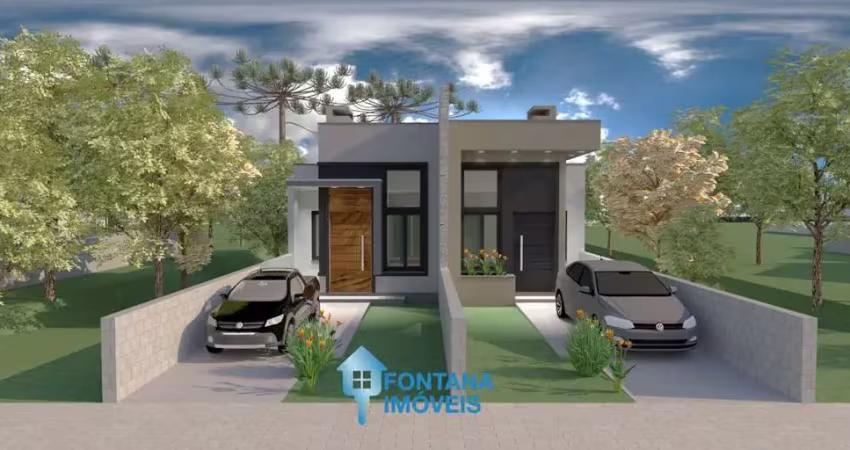 Casa com 2 dormitórios à venda, 70 m² por r$ 360.000,00 - nossa chácara - gravataí/rs