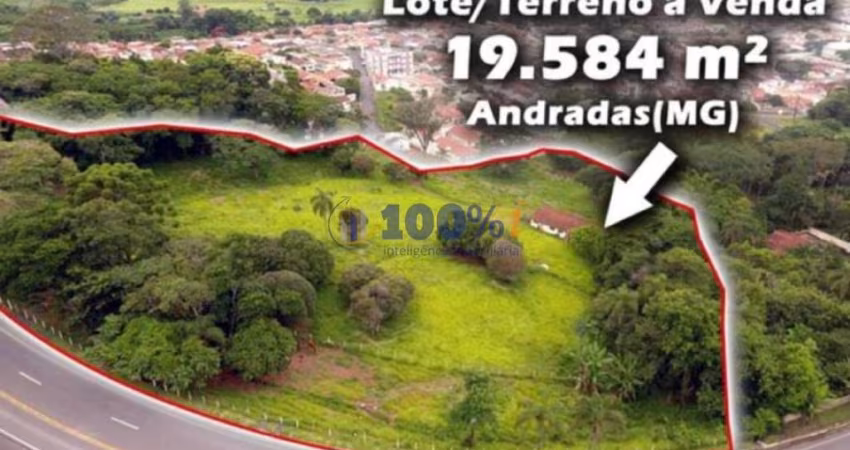 Terreno à venda na Avenida Teixeira de Magalhães, 569, Centro, Andradas