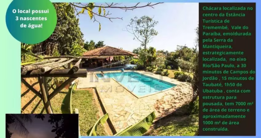 Tremembé, bairro centro - sitio com 7000m2 com instalações para hospedagem e locação - oportunidade