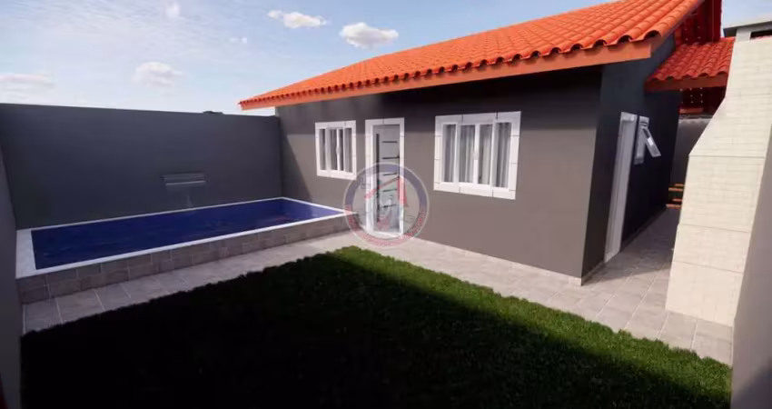 Casa com 2 quartos, balneário gaivotas, itanhaém - r$ 385 mil, cod: 4144-14