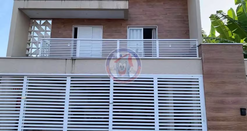Sobrado de condomínio com 2 quartos, melvi, praia grande - r$ 220 mil, cod: 3722-0