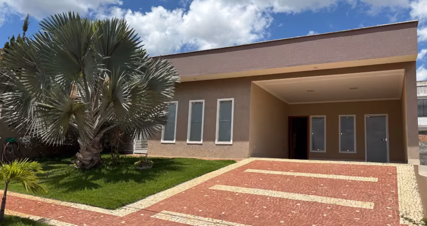 Casa térrea moderna nova 3 suítes varanda gourmet cond. jardins veneza senador canedo
