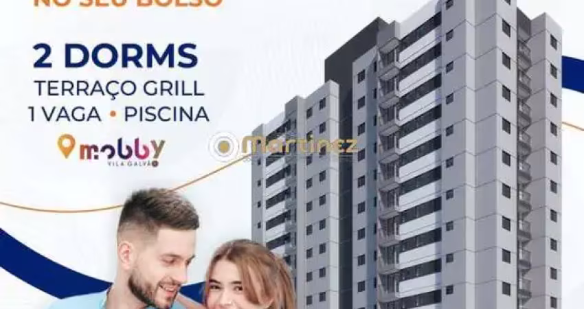 Apartamento para venda em guarulhos, vila galvão, 2 dormitórios, 1 banheiro, 1 vaga