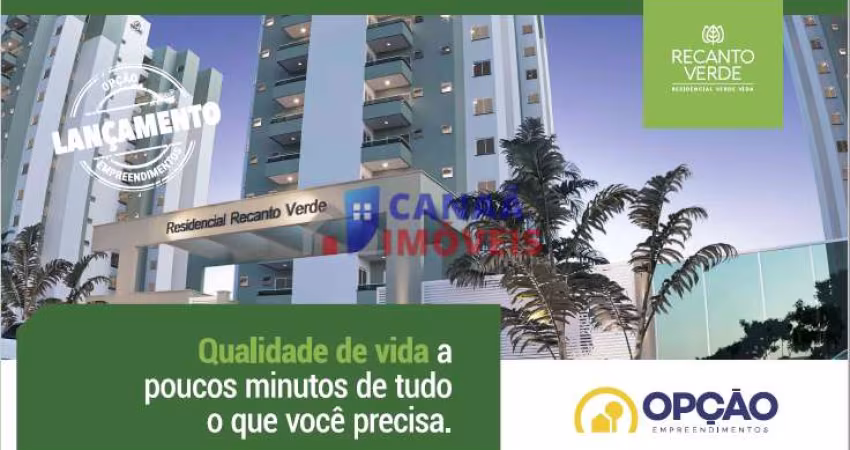 Recanto Verde - Recanto Verde Apartamentos 2 quartos c/ suíte, sacada, elevador e lazer na  região Novo Mundo c/ documentos grátis*