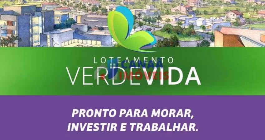 Lotes 250m² bairro verde vida c/documentação grátis* e 5% de desconto à vista