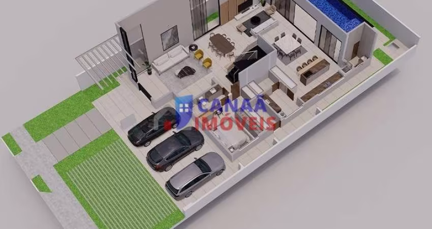 Jardins Genova - Casa em Condomínio 4 suites -  Uberlândia
