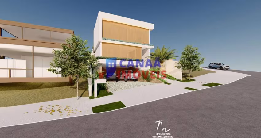 Lindíssima casa Alto Padrão 3 pisos aquisição e construção Condomínio Terra Alpha