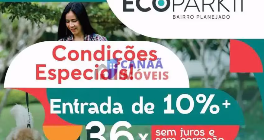 Terreno à venda no Eco Park, Uberlândia 