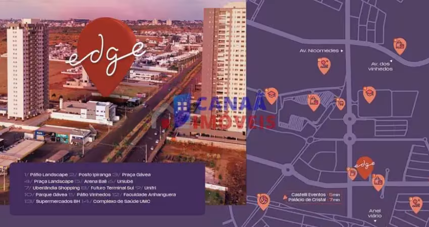 Edge landscape i apartamentos studio e  2quartos na zona sul, av. landscape próximo ao parque una