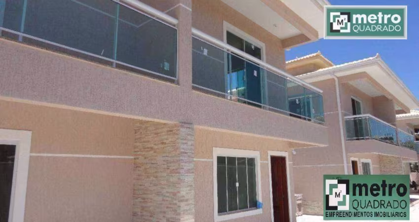 Casa com 3 dormitórios para alugar, 112 m² por R$ 2.479,38/mês - Costazul - Rio das Ostras/RJ
