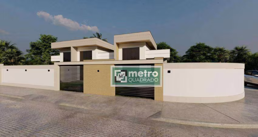 Bela casa linear com 2 quartos, sendo 1 suíte