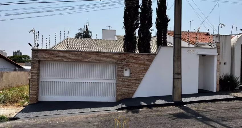 Imperdível: Casa à venda em Uberlândia-MG, bairro Vigilato Pereira, 3 quartos, 1 suíte, 3 salas, 2 banheiros, 4 vagas de garagem, 230m²