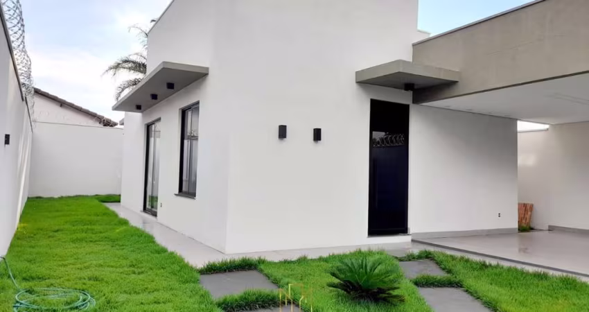 Oportunidade imperdível: Casa à venda em Uberlândia-MG, Jardim Europa, 3 quartos, 1 suíte, 1 banheiro, 2 vagas, 130m²!