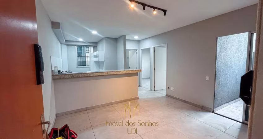 Apartamento à venda em Uberlândia-MG, no bairro Mansour: 2 quartos, 1 sala, 1 banheiro, 1 vaga de garagem - 49m²