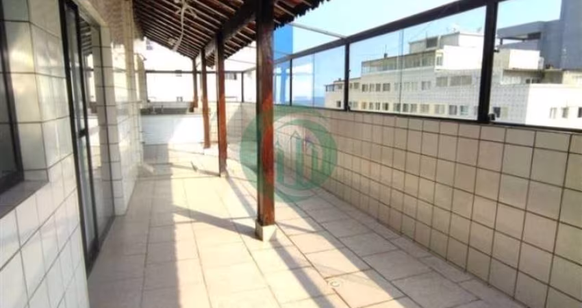Cobertura á venda no bairro Nova Mirim, Praia Grande.