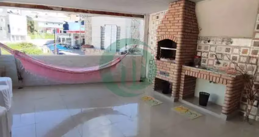 Sobrado com salão comercial á venda na vila guarani, em santo andré.