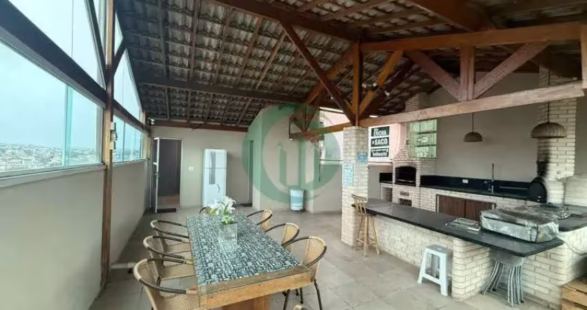 Cobertura mobiliada á venda na vila alzira, em santo andré.